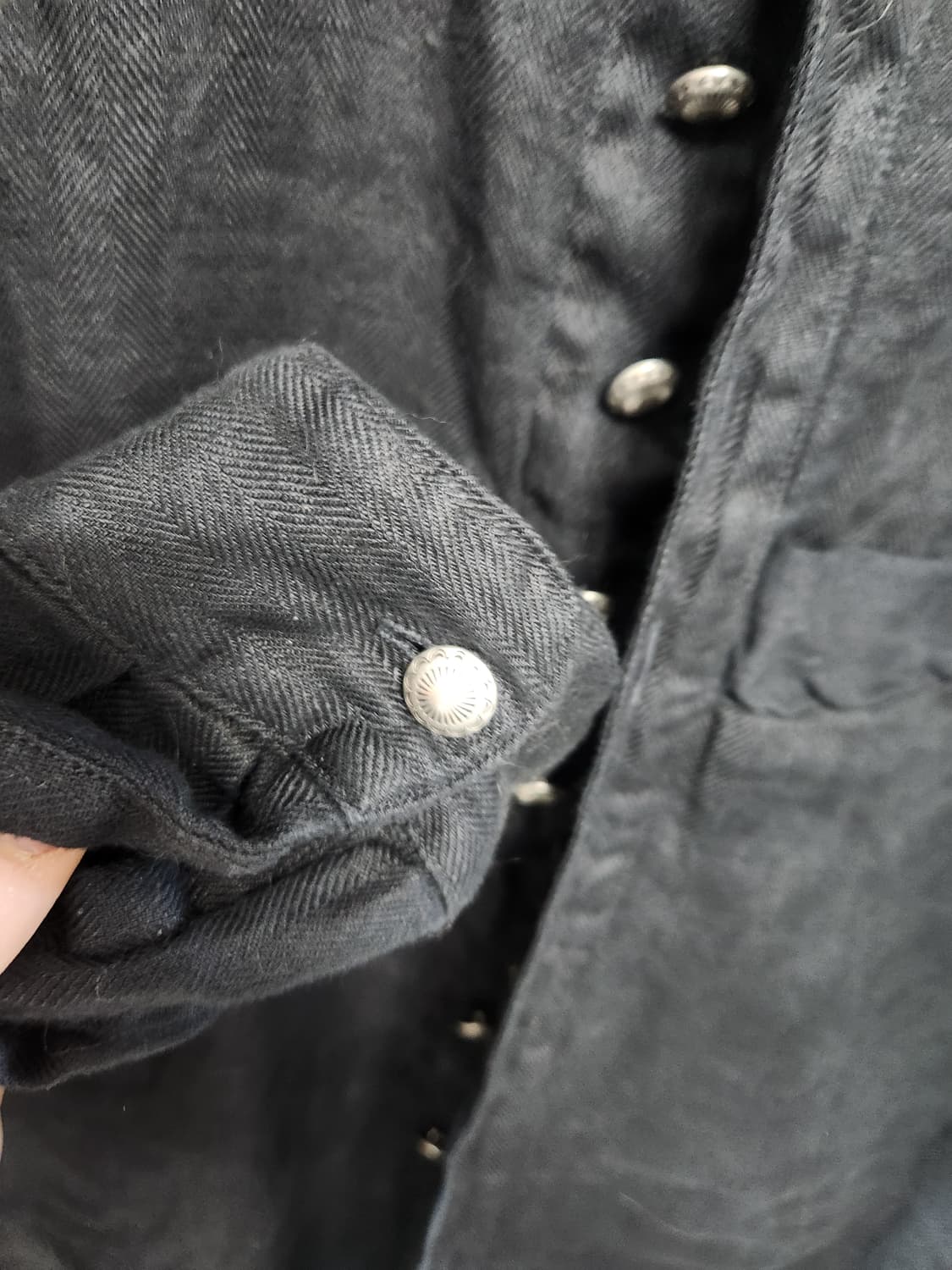 캐피탈 kapital 린넨거즈헤링본셔츠 3사이즈 상품이미지4