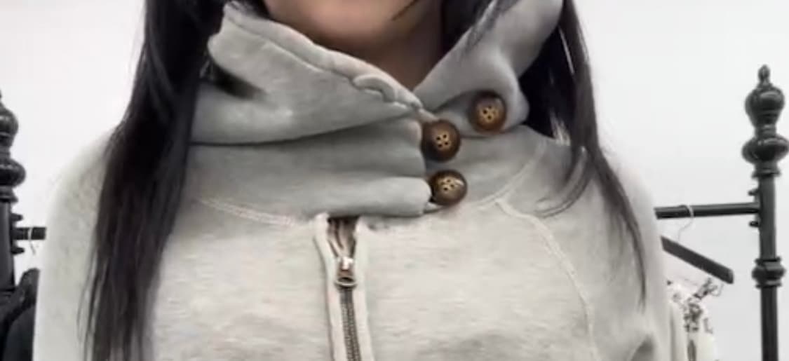 릭오웬스깔 하이넥 그레이 투웨이 집업 큐빈티지 니혼진 릭깔 와투케 갸루 상품이미지2