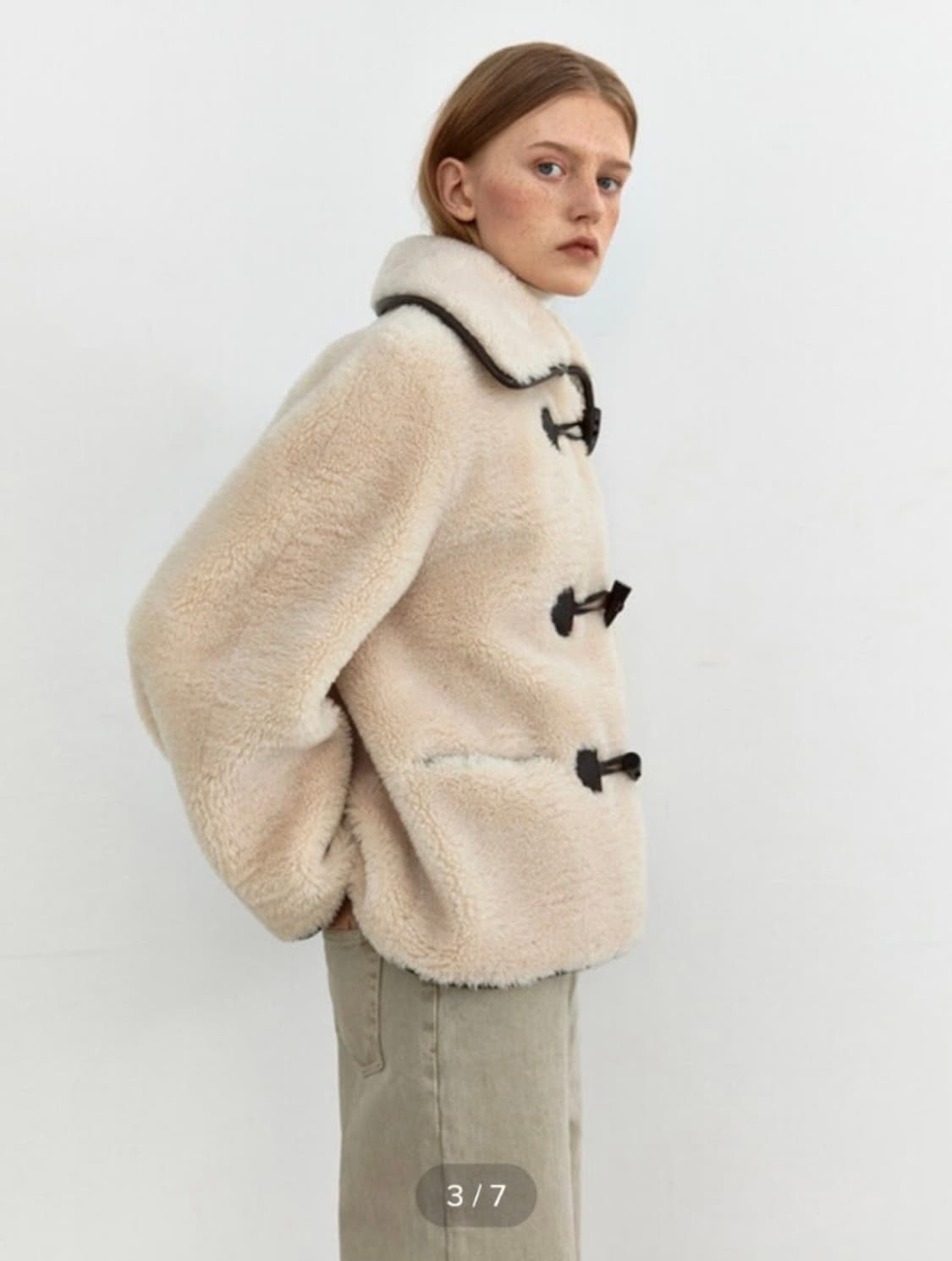 모한 양털 퍼 자켓 상품이미지2