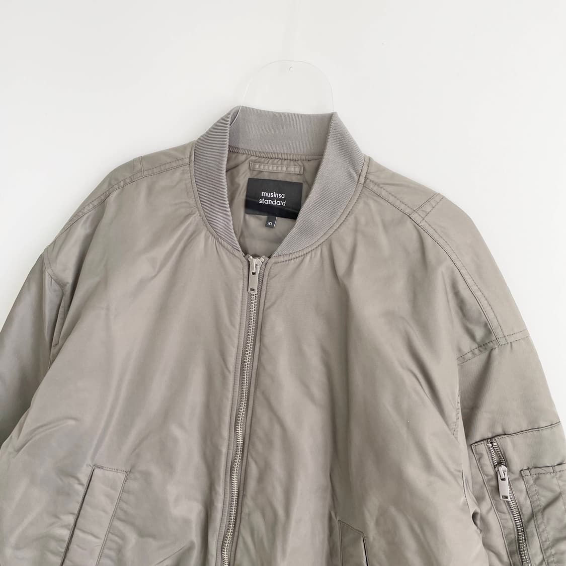   D2 무신사 스탠다드 오버사이즈 MA-1 보머 재킷 더스티 카키 10 상품이미지2