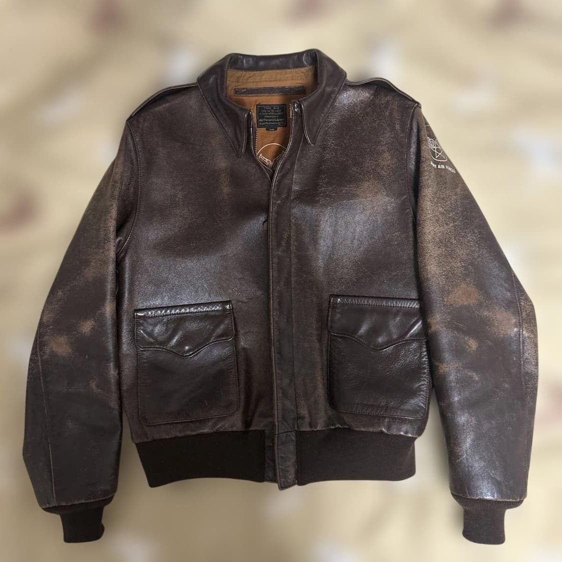 (38) 버즈릭슨 a-2 가죽자켓 상품이미지4