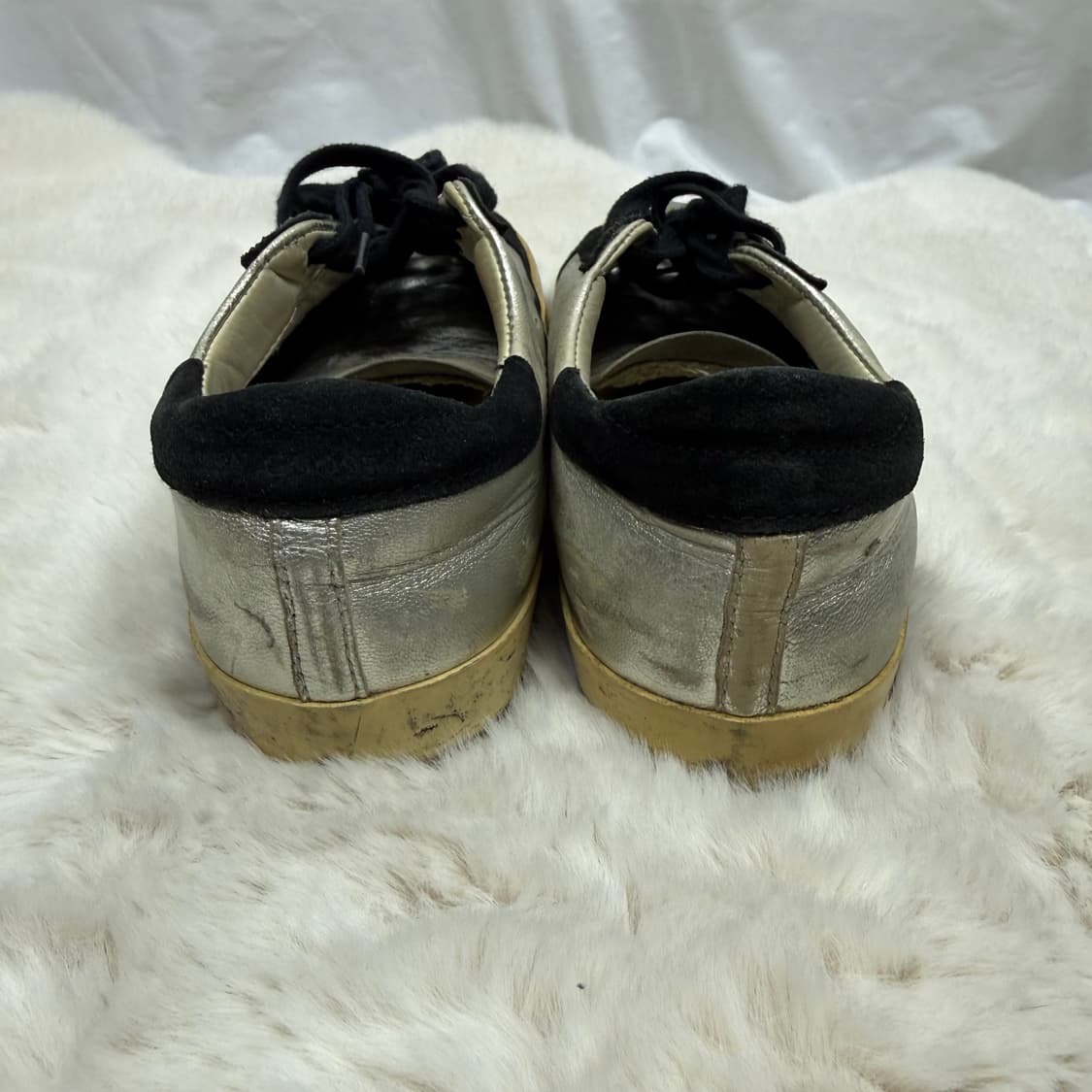 (40) 골든구스 슈퍼스타 실버블랙 상품이미지5