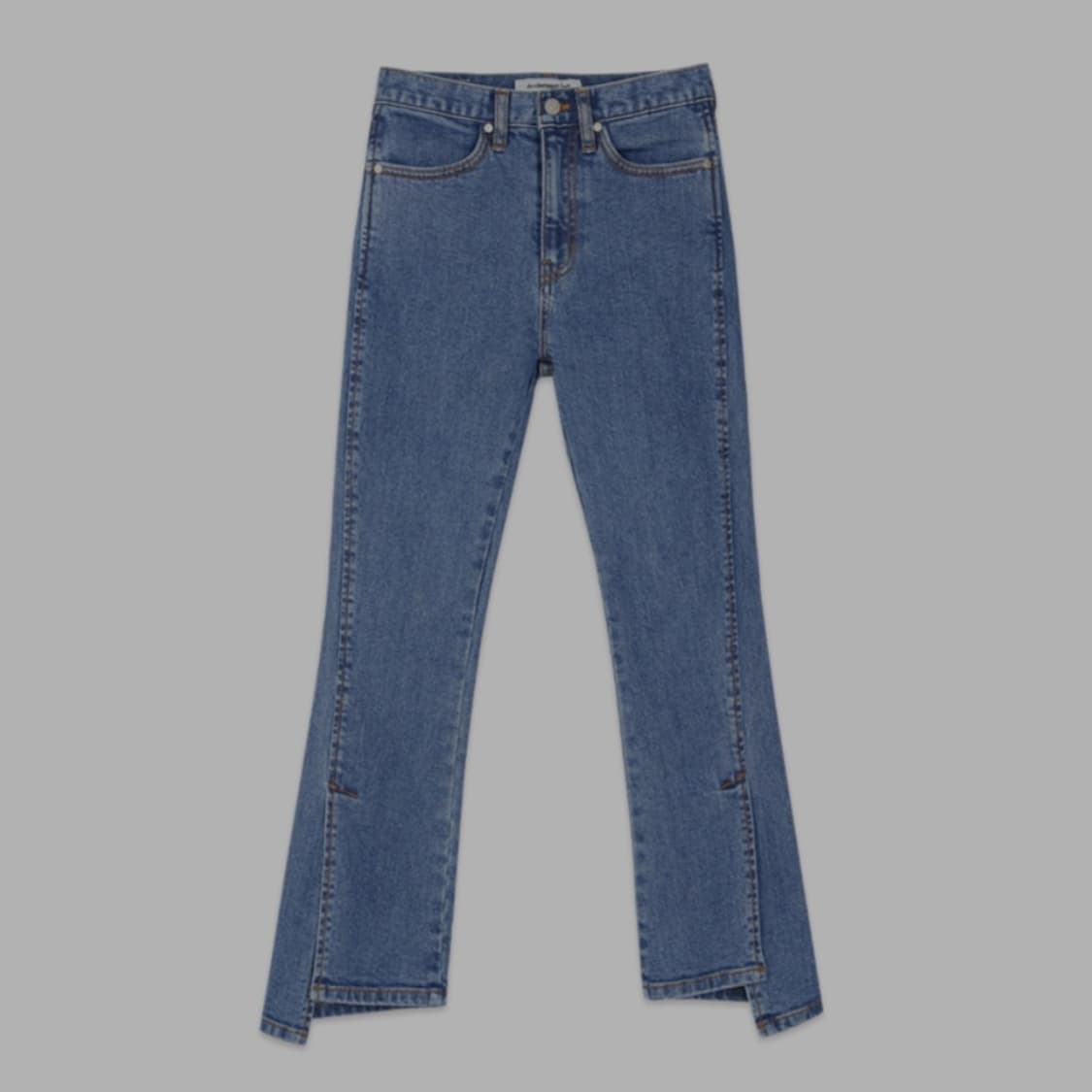 앤더슨벨 언발란스 슬릿 부츠컷 데님 팬츠 상품이미지6