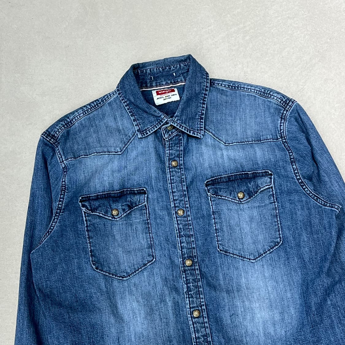 랭글러 워크 데님셔츠 s08969 상품이미지3