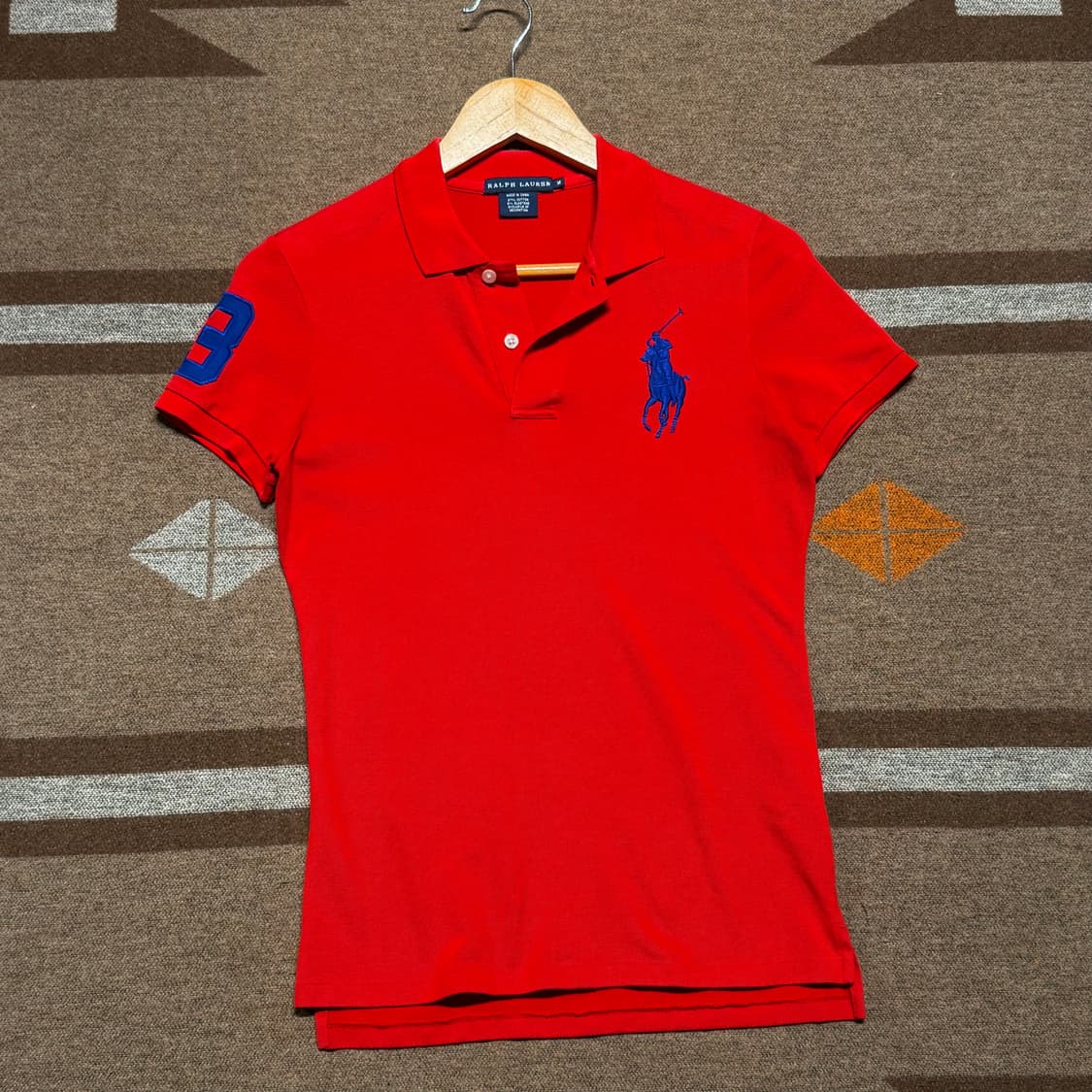 폴로랄프로렌 여성 빅포니 반팔 카라티 M 스키니폴로 상품이미지1