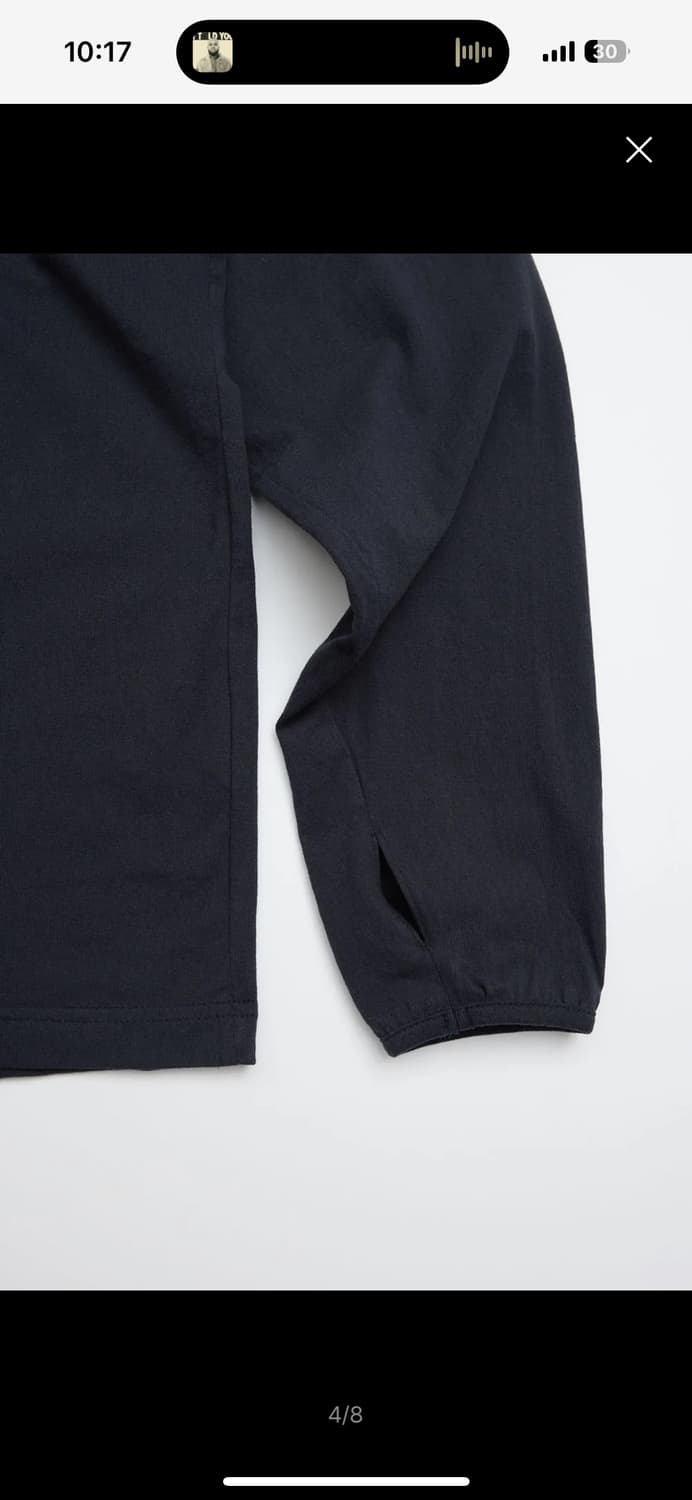 해칭룸 베이스 후드 블루차콜 상품이미지2