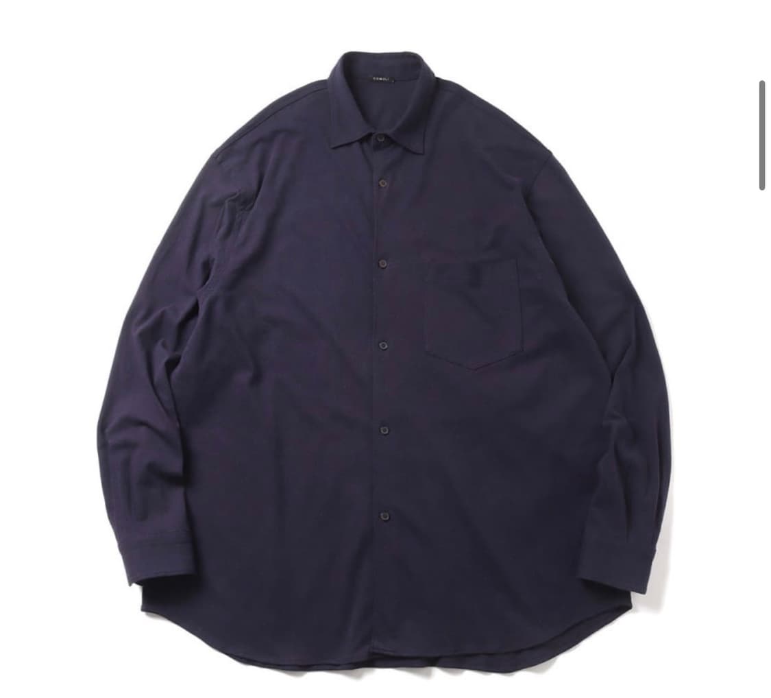 코모리 코튼 저지셔츠 네이비 3 상품이미지1