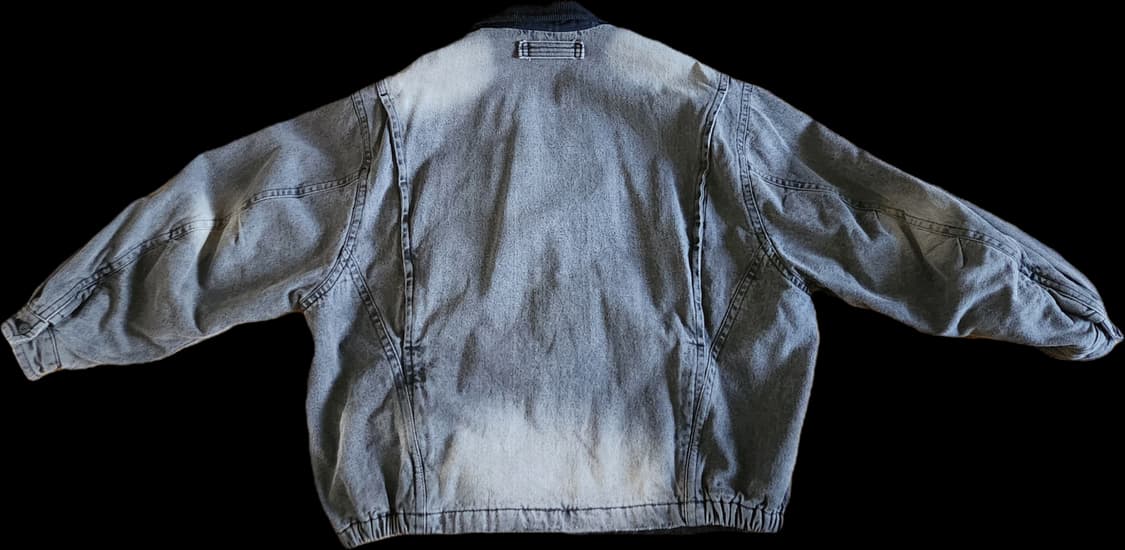 노티카 재팬 데님 블루종 블랙 팔아요 상품이미지3