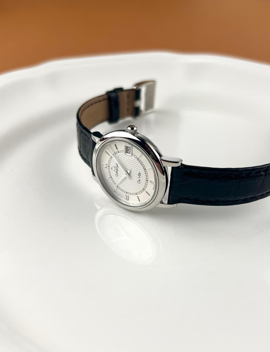 OMEGA Lady De Ville date steel watch 상품이미지2
