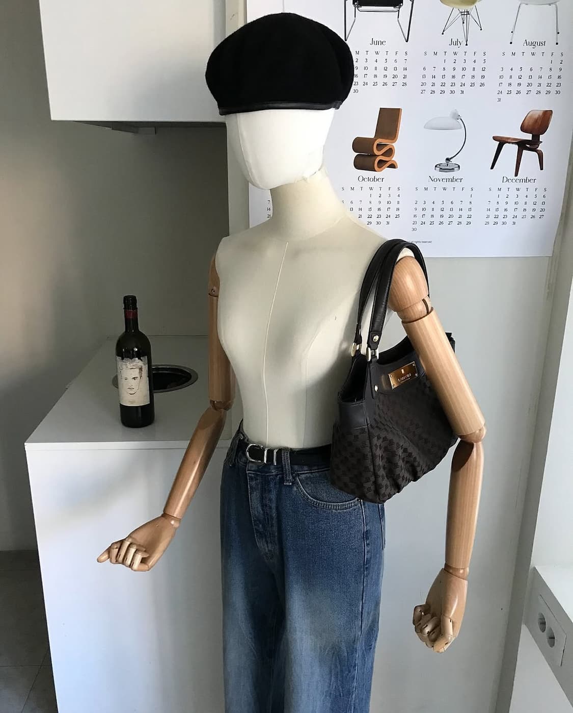 랑방 금장 토트백 가방 상품이미지9