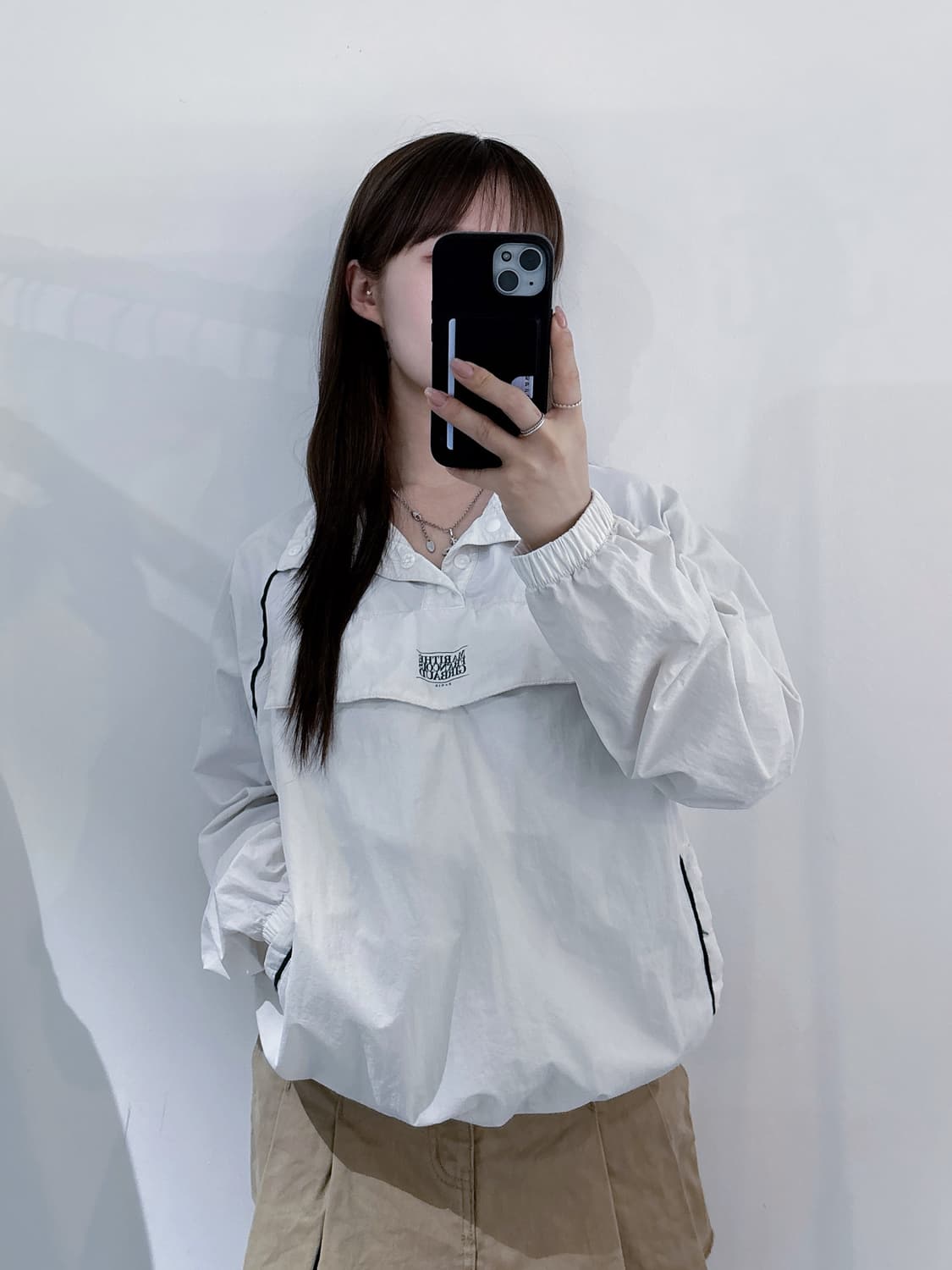 마리떼 프랑소와저버 화이트 아노락  상품이미지1