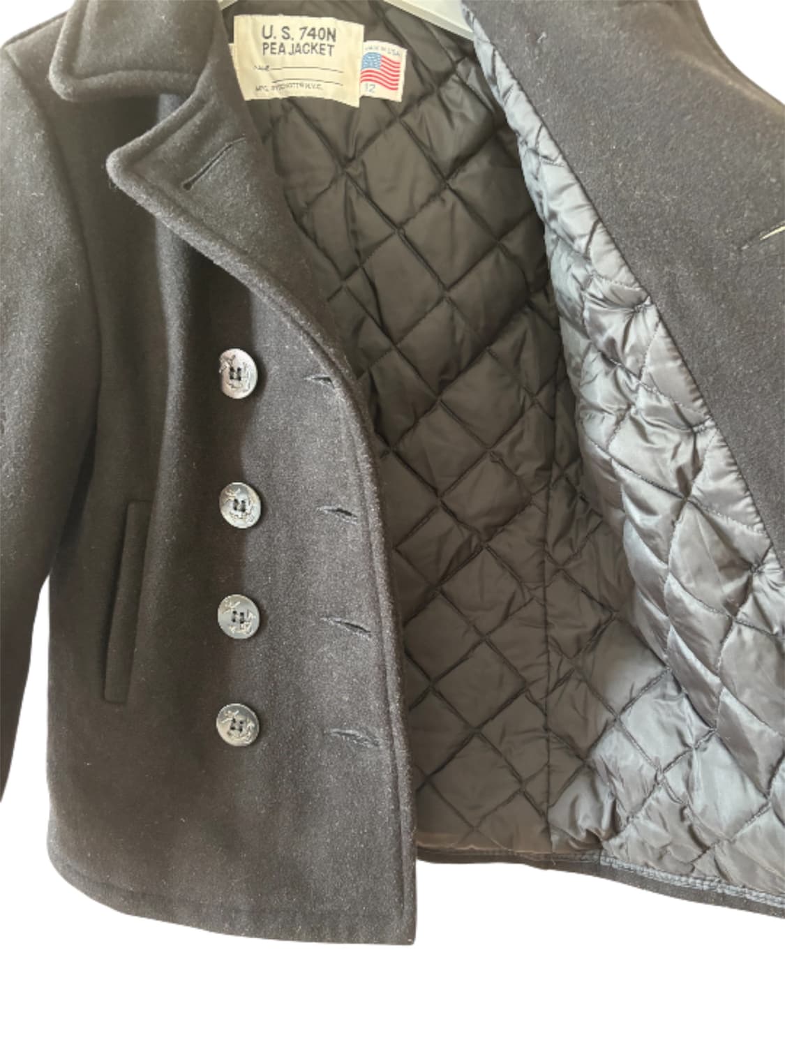 Schott nyc 740N Women 피코트 12사이즈 상품이미지4