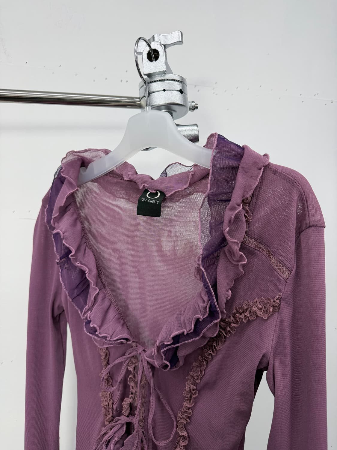 Ozz Oneste shirring cardigan 상품이미지8