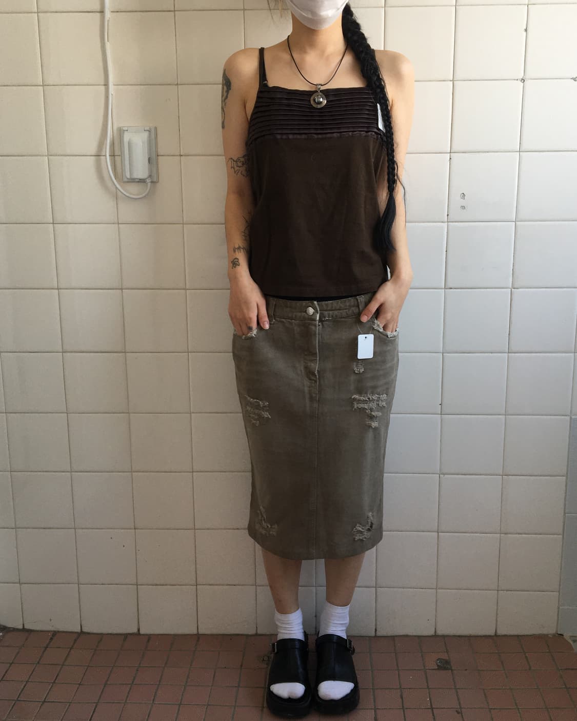 Pleats point sleeveless 상품이미지5