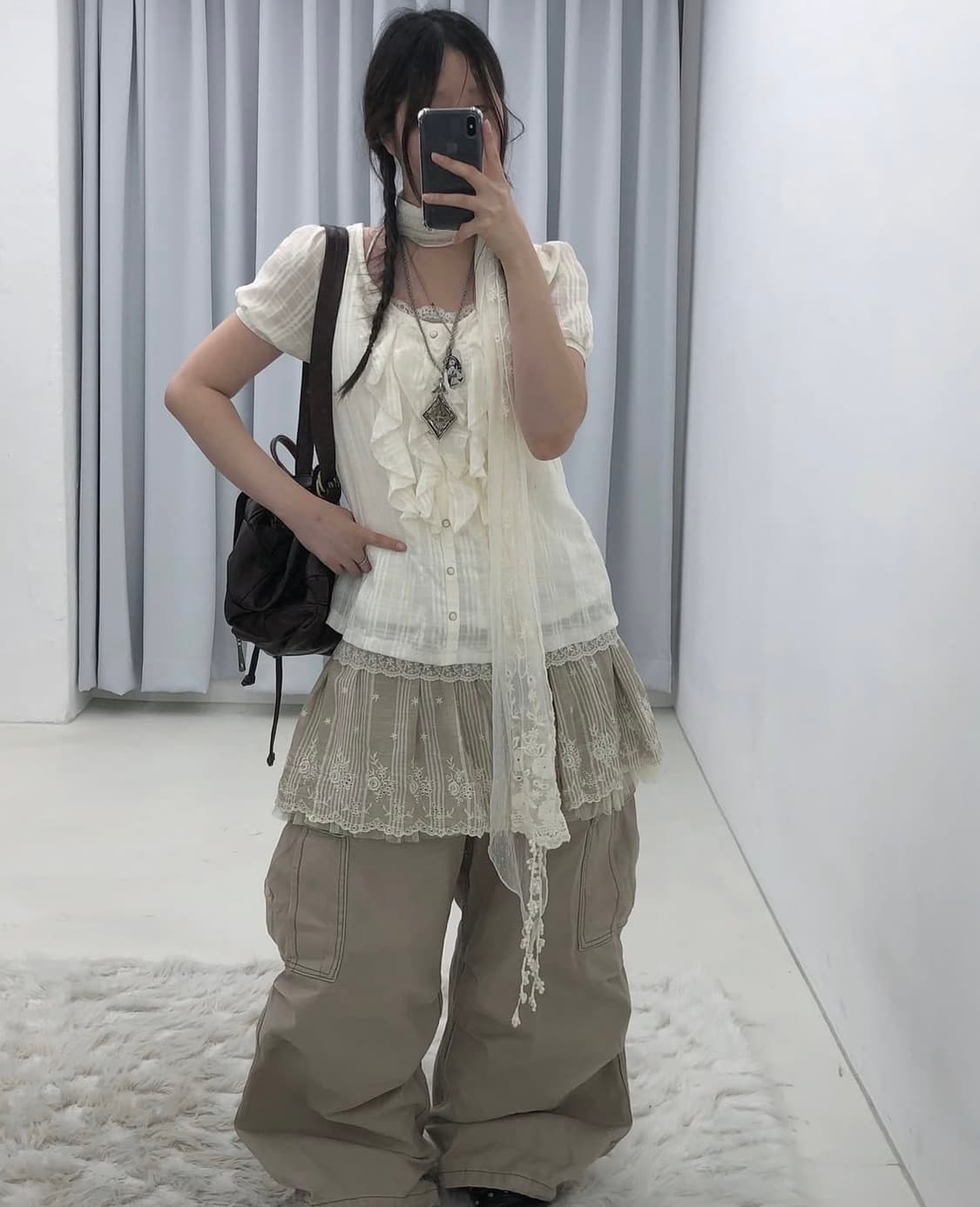 선가든파티 코디 세트팝니당 빈티지 큐빈티지 페어리 너드 니혼진 프레피 상품이미지3