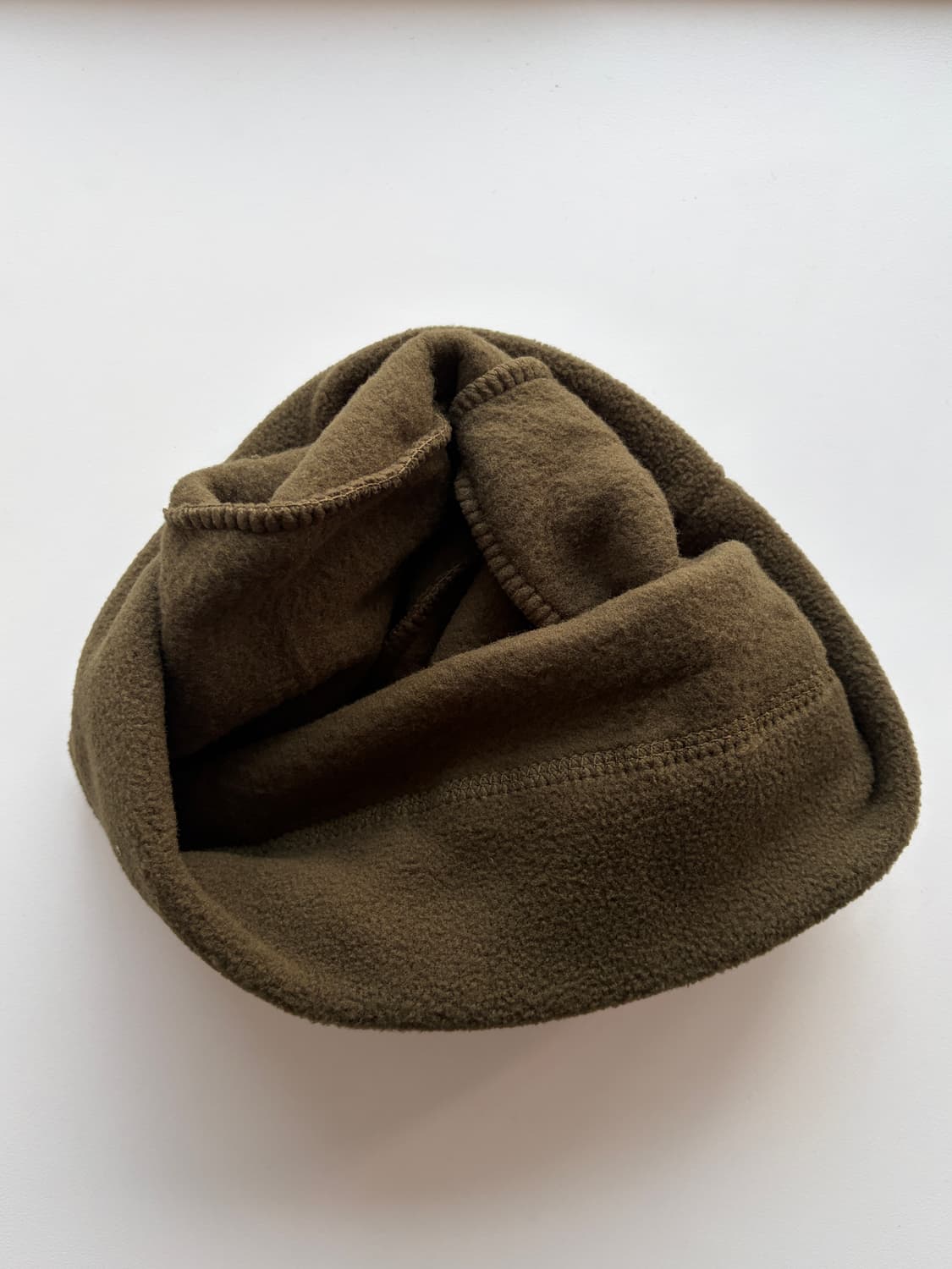 USA 딥 브라운 brown fleece 플리스 비니 상품이미지4