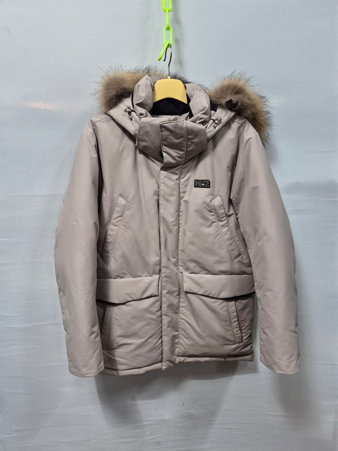 K2 라쿤털 구스다운 패딩 점퍼 남성95 상품이미지1