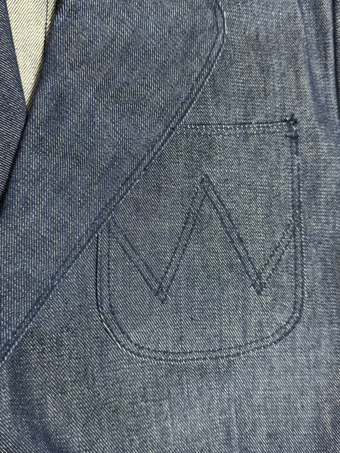 미사용 Wrangler 랭글러 블루벨 70s 로데오 데님 블레이져자켓 상품이미지8