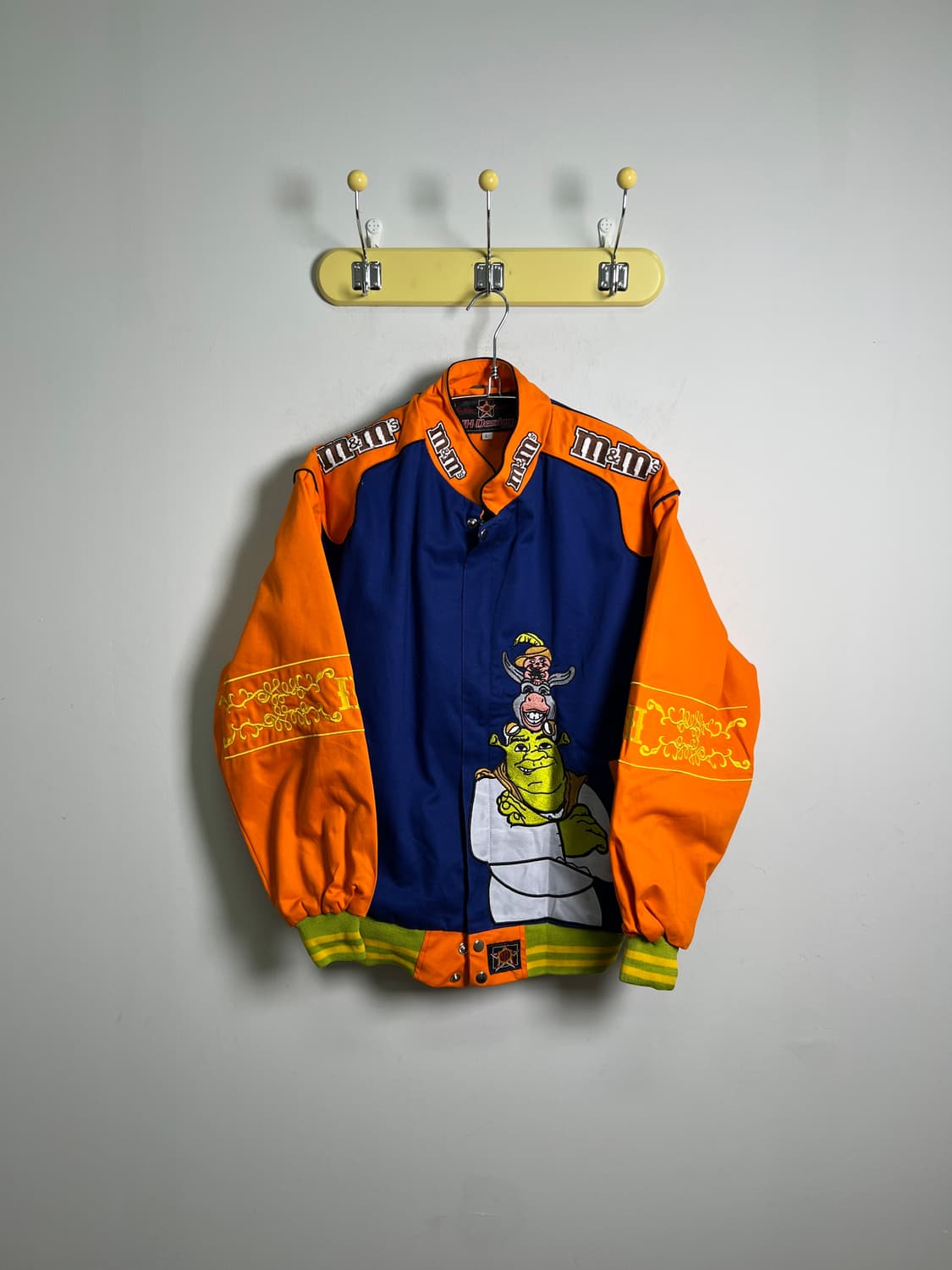 Vintage m&m 슈렉 racing jacket 상품이미지1