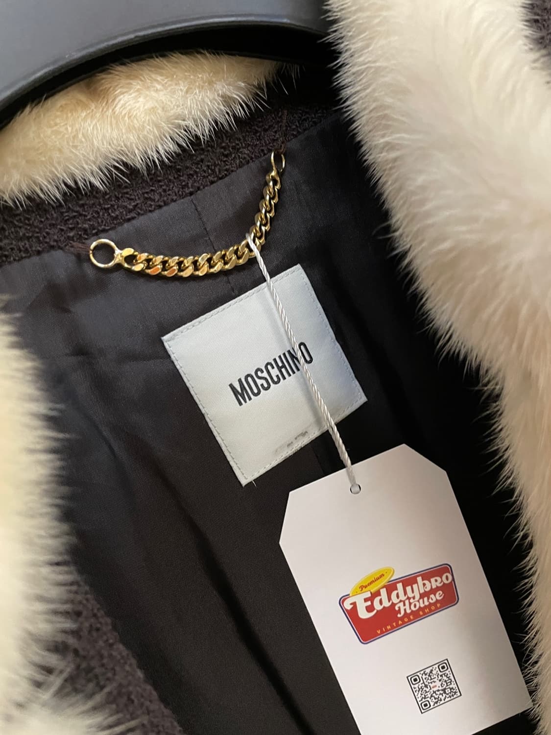 모스키노 트위드 퍼 자켓 상품이미지5