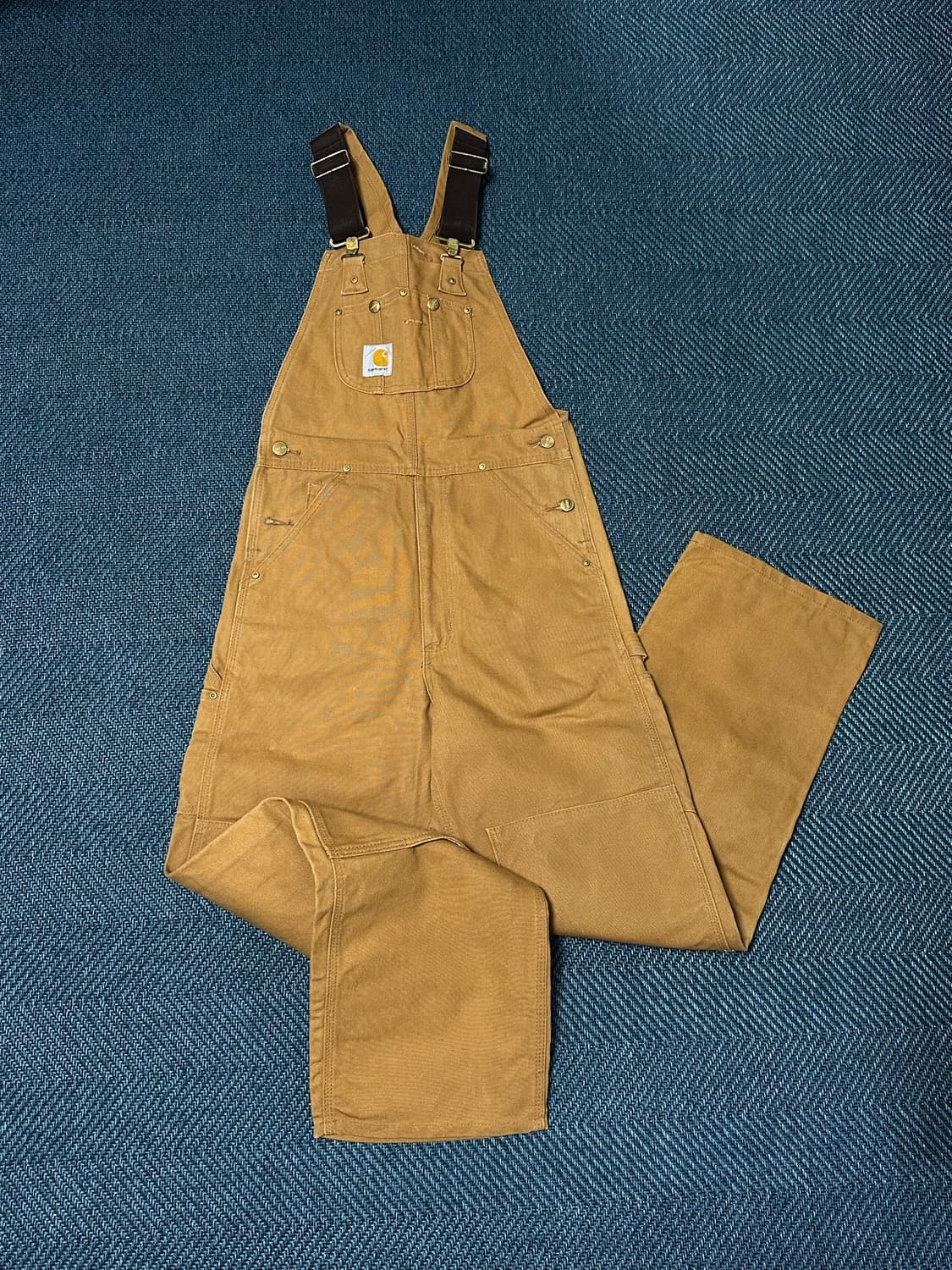 칼하트wip R01 BRN 오버롤 28x32 상품이미지1