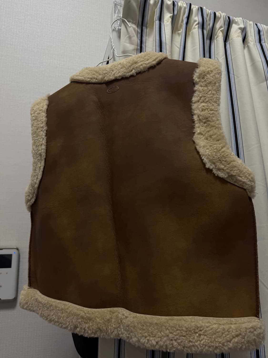 오로 스웨이드 무스탕 베스트 브라운 새상품 M사이즈 상품이미지2