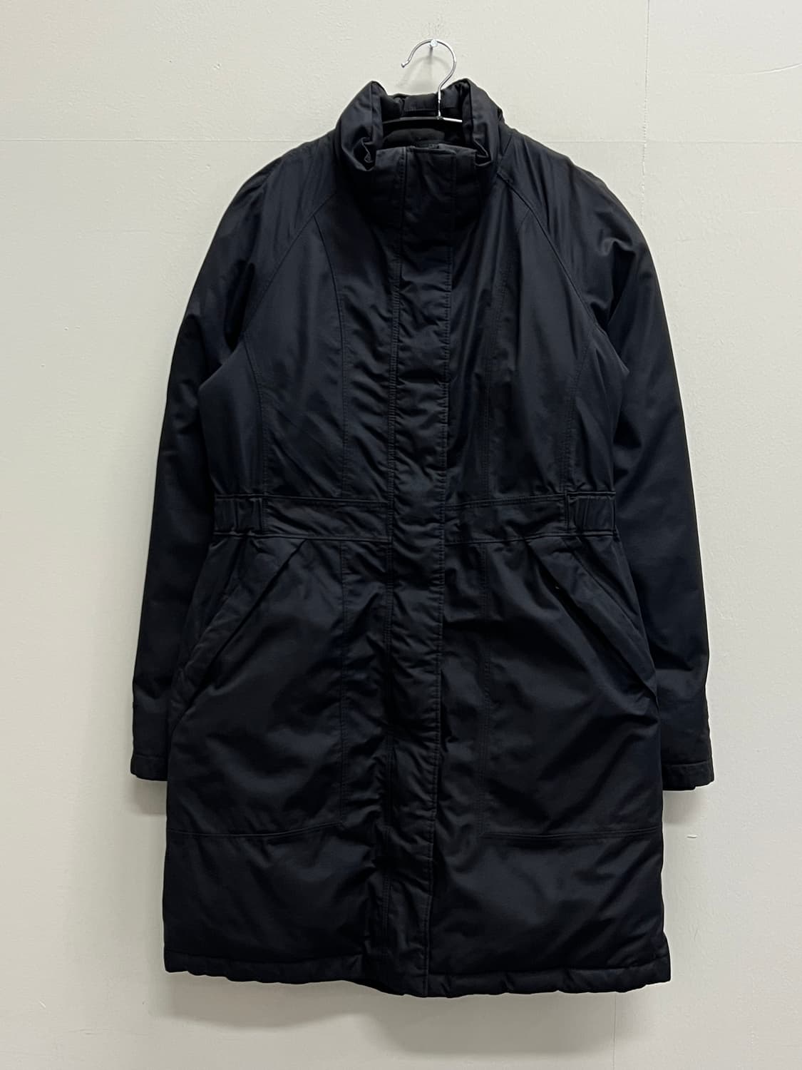 노스페이스 우먼스 하이벤트 구스다운 야상 패딩 자켓 블랙 상품이미지2