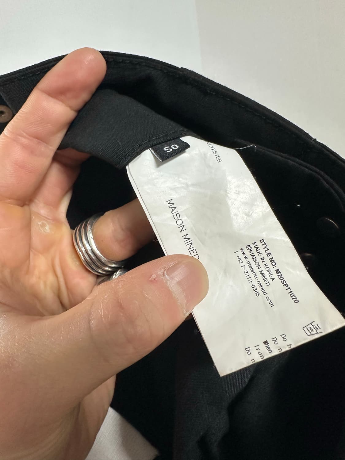 메종미네드 더블 포켓 컴뱃 팬츠 상품이미지4