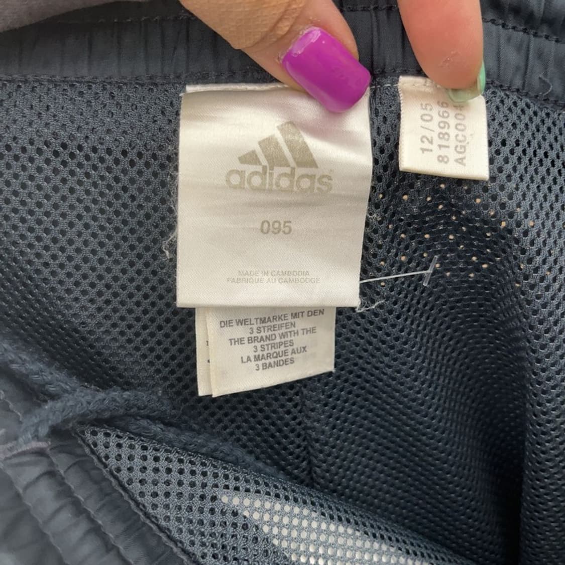 아디다스 올드스쿨 90's 차콜 배색 트랙 팬츠 95 C06670 상품이미지5