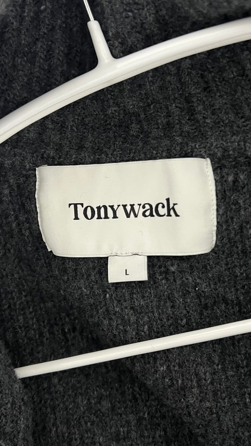 (L) 토니웩 울 다이애그널 사선 집업 상품이미지4