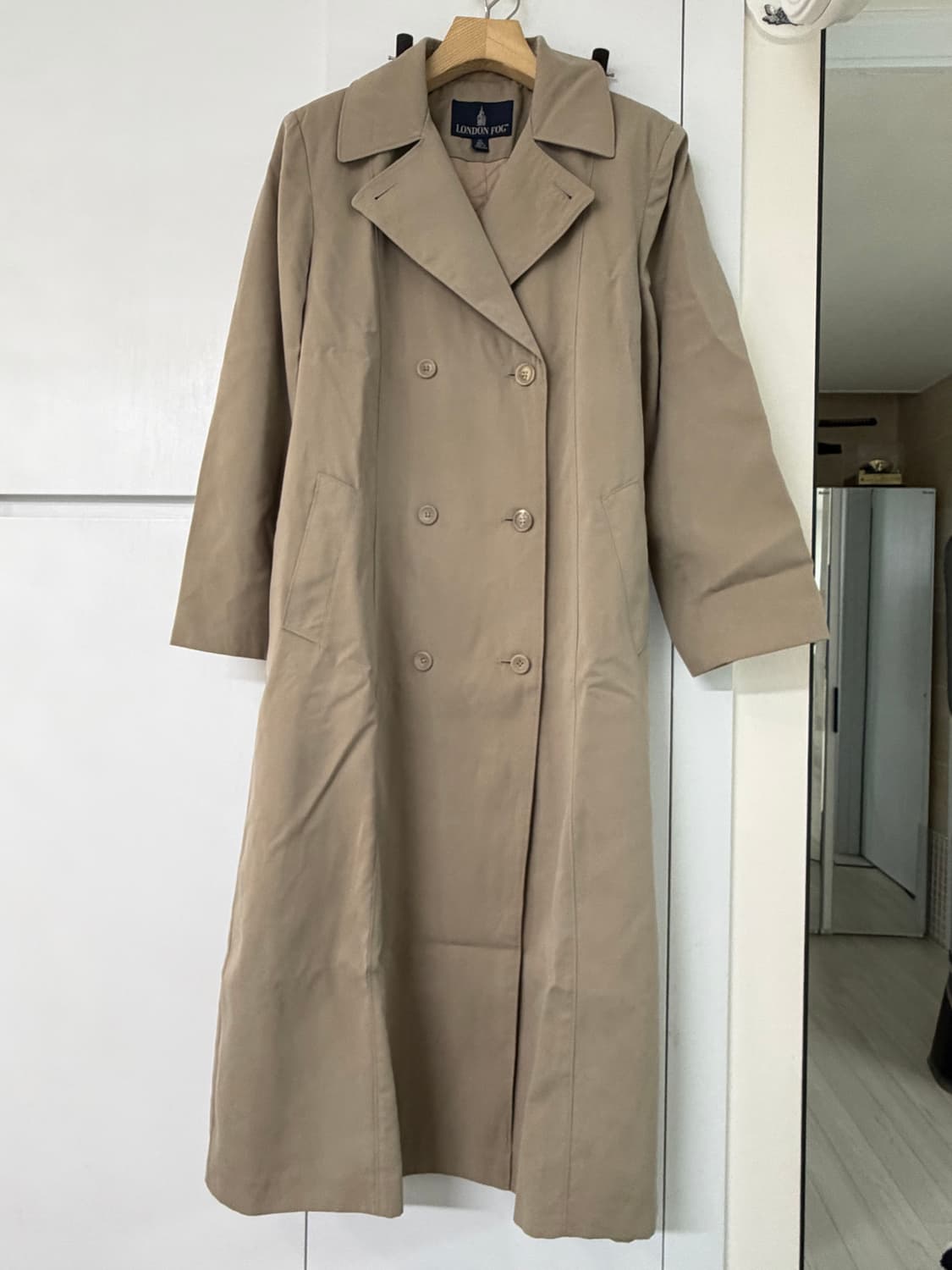 남녀 가능)런던포그 맥시 트렌치코트 상품이미지5