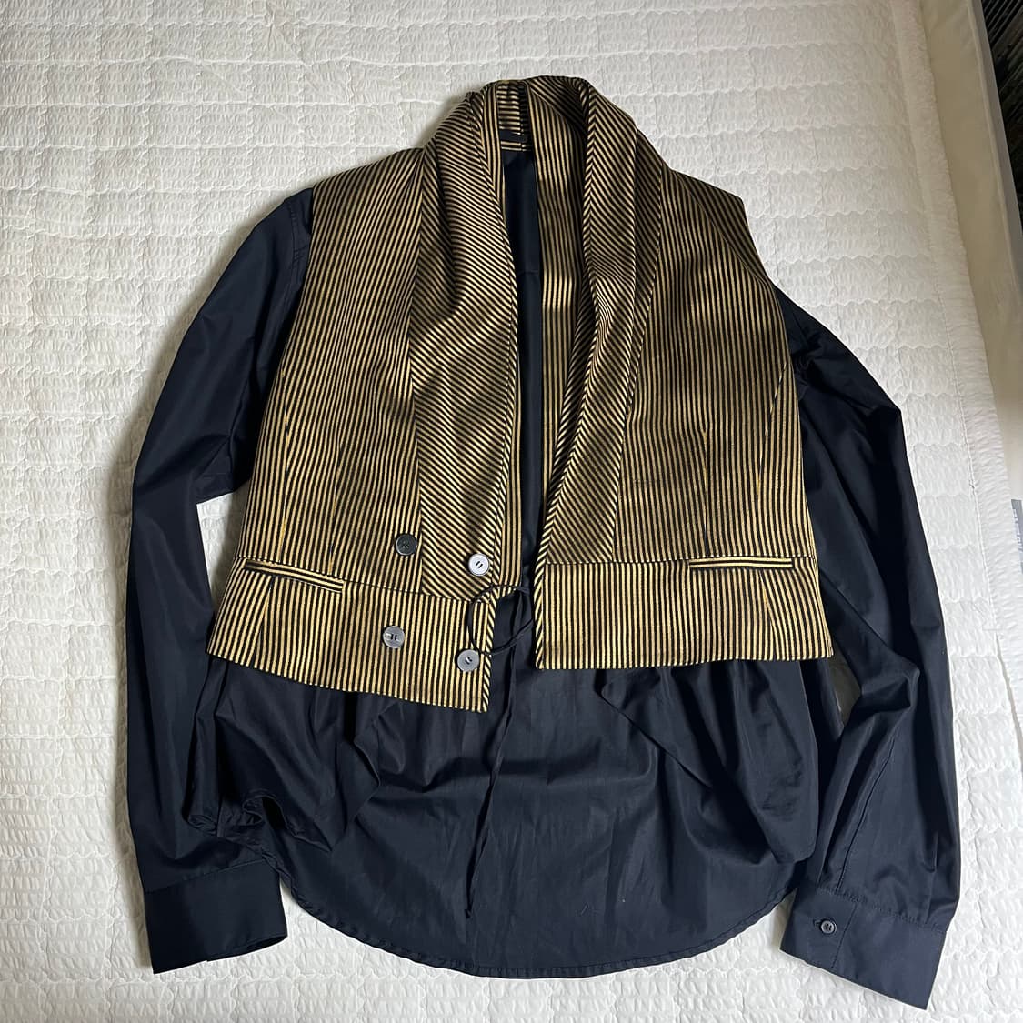 하이더아커만 16SS 컬렉션 숄카라 셔츠 베스트 상품이미지2