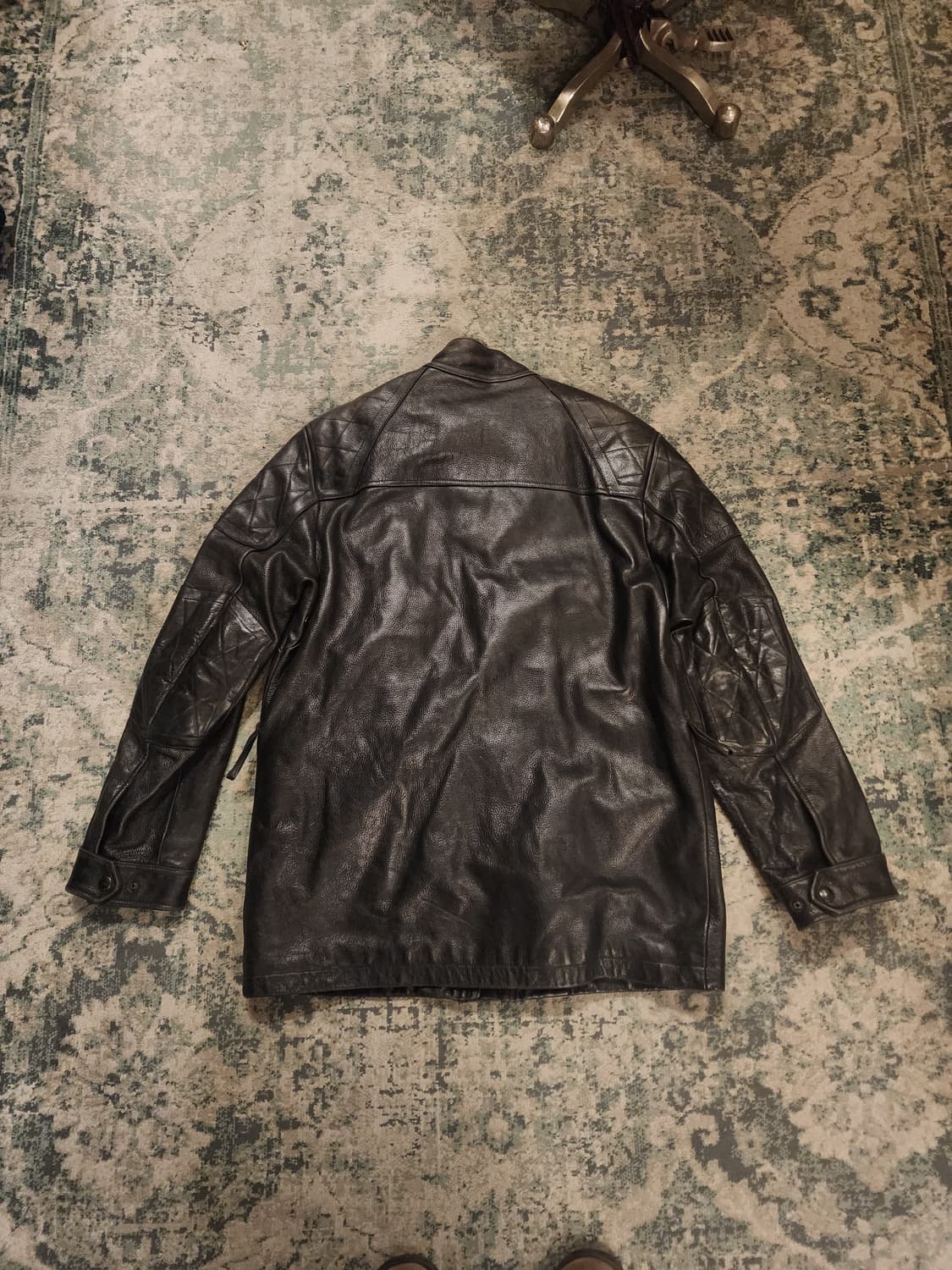 90s 오리지날 폴로 모터사이클 레더자켓 상품이미지10