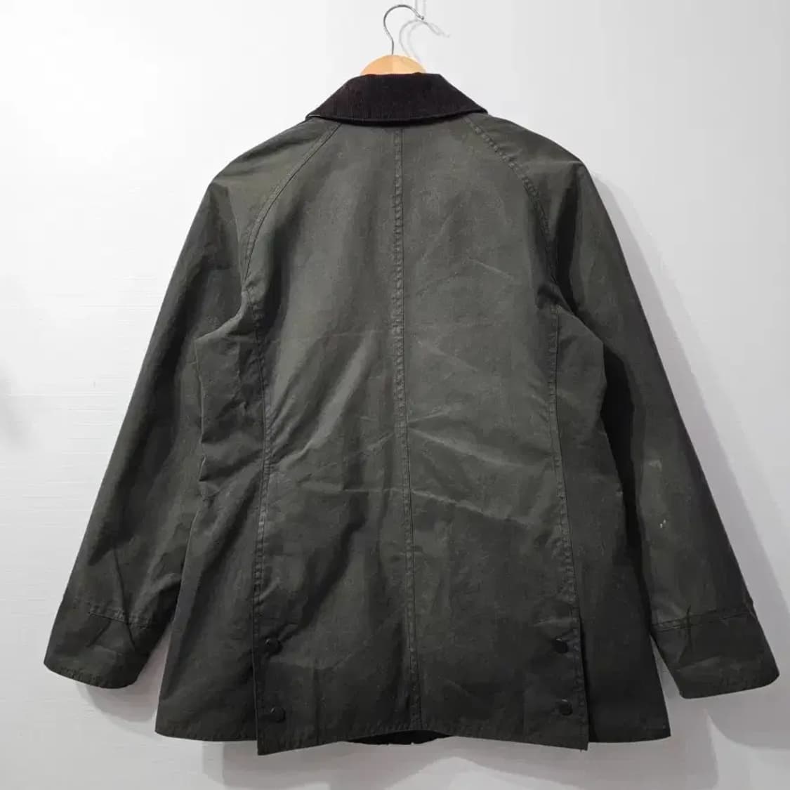 바버 왁스 자켓 UK10 올리브 ~66 상품이미지6