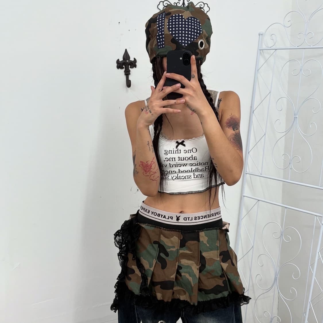 camo I ♥ beanie  상품이미지4