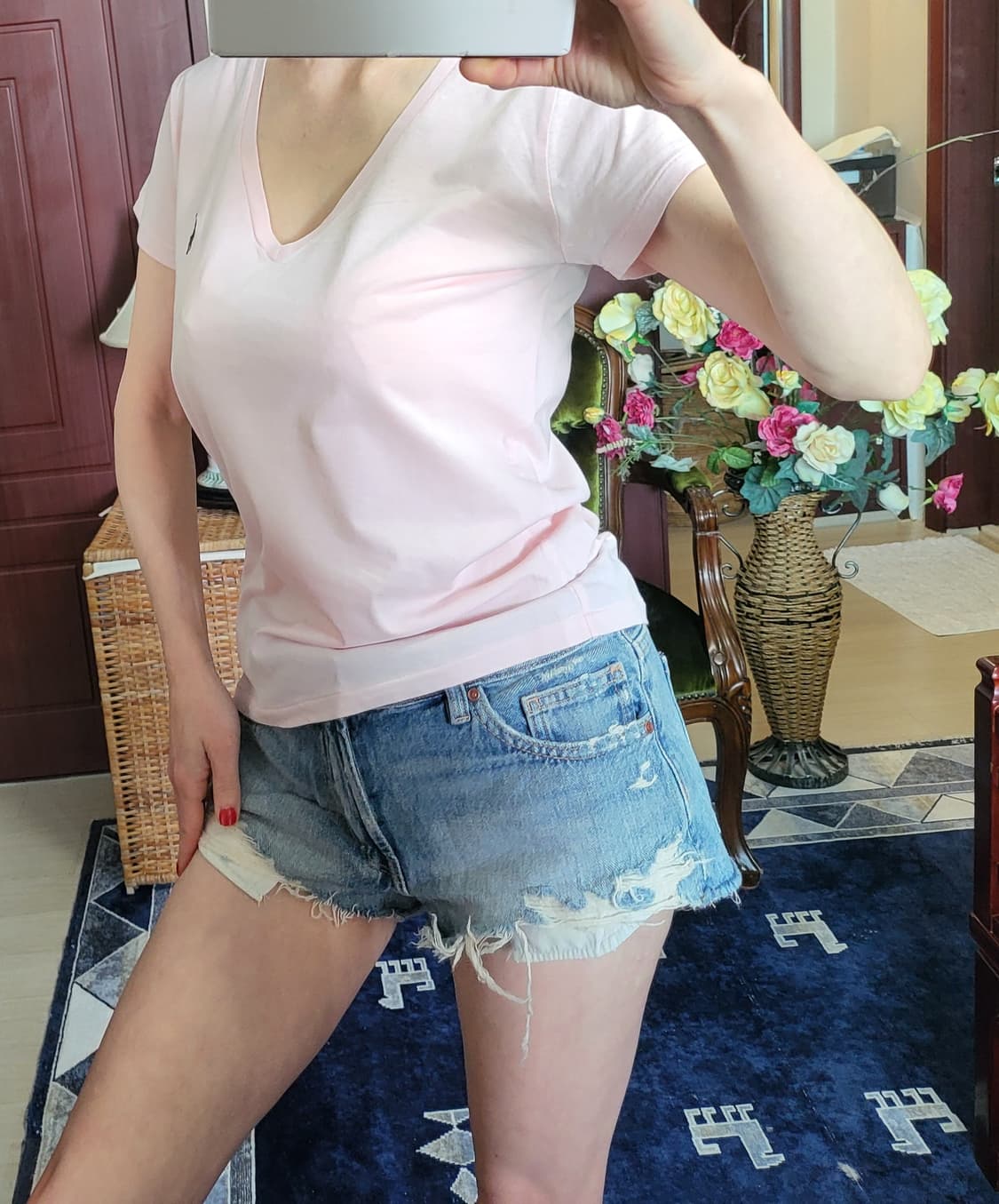 새상 정품 폴로 랄프로렌 면티셔츠 상품이미지3