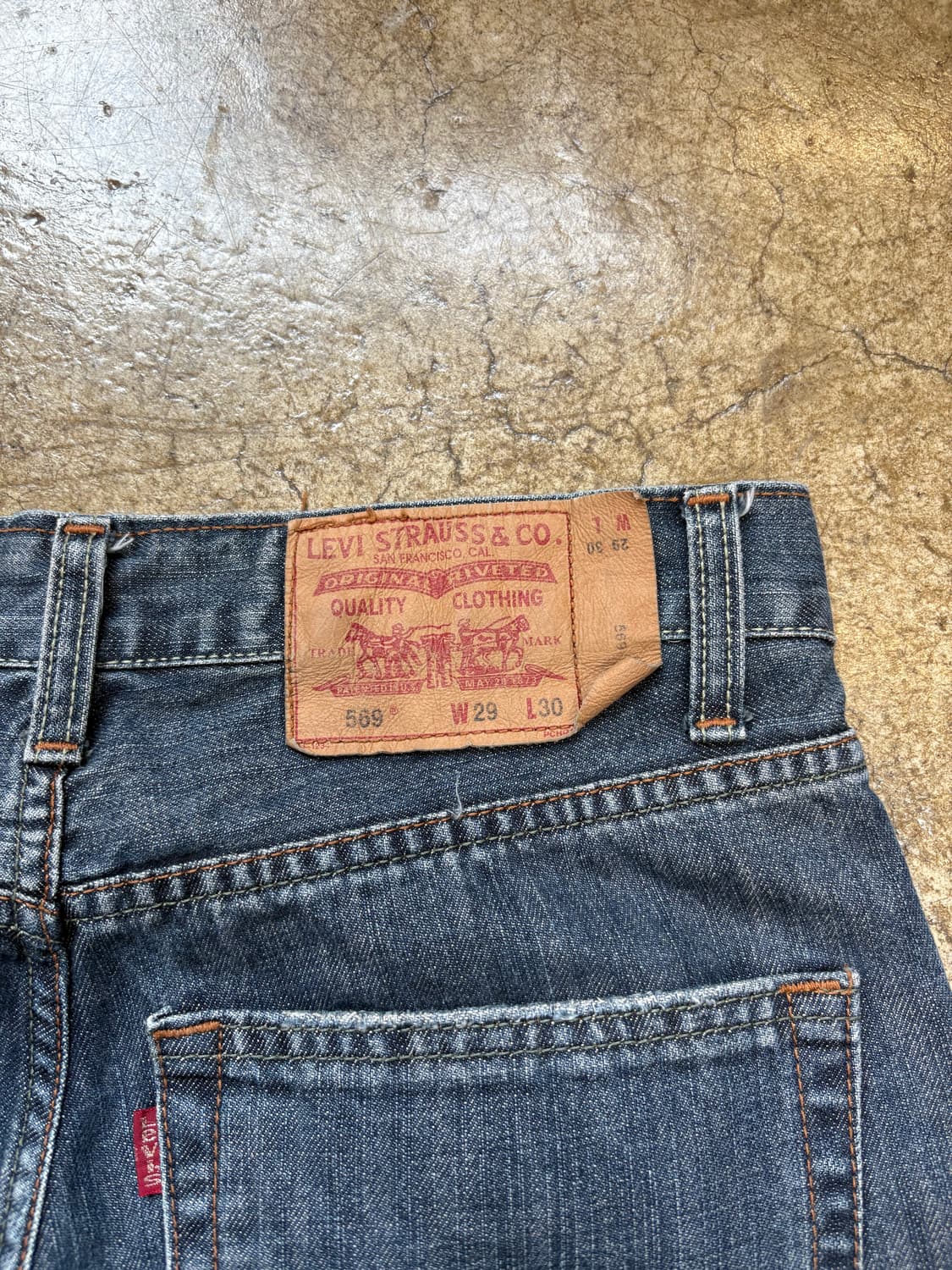 00s 리바이스 569 루즈 스트레이트 데님 상품이미지5