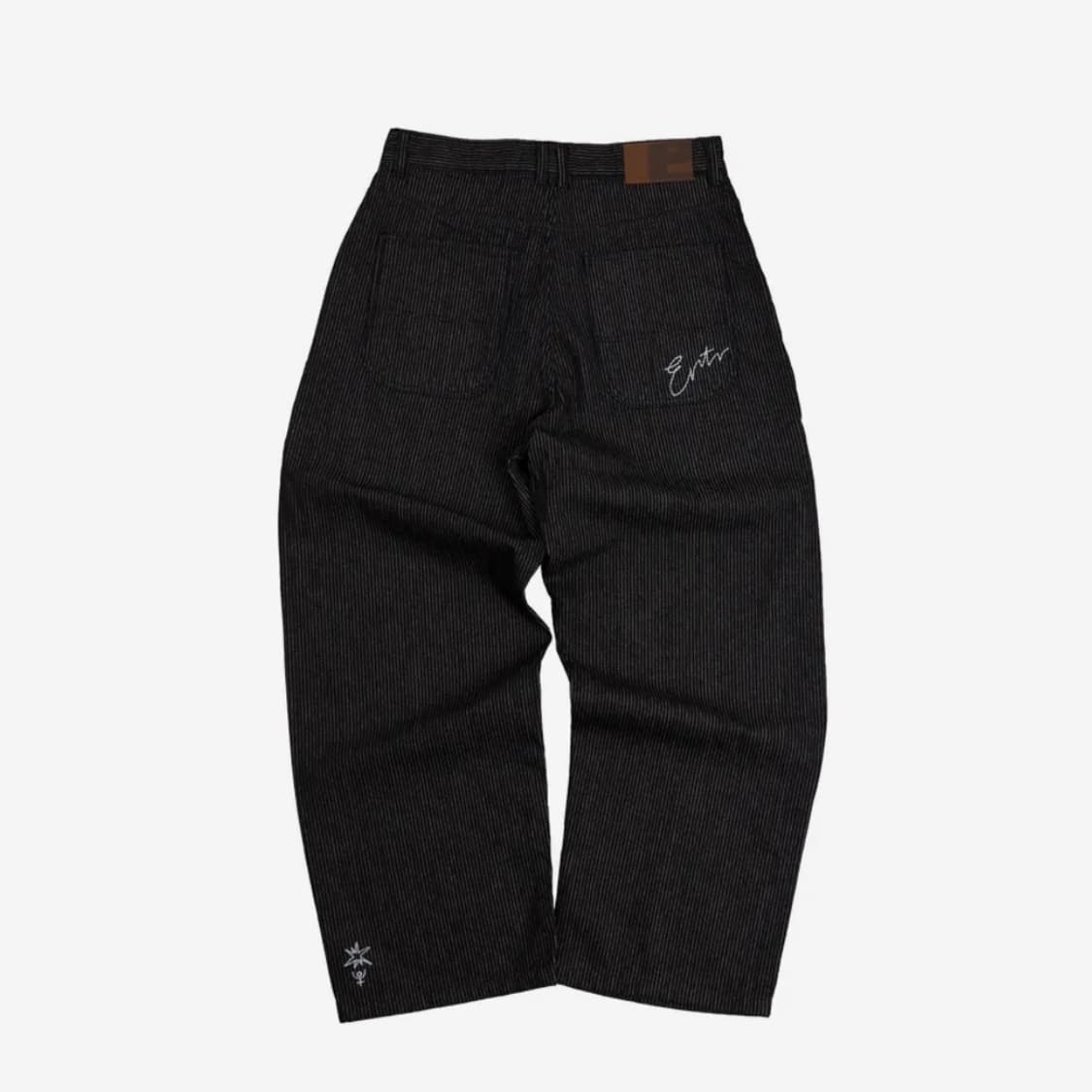 이알티알 Stripe Denim Pants Black 상품이미지3