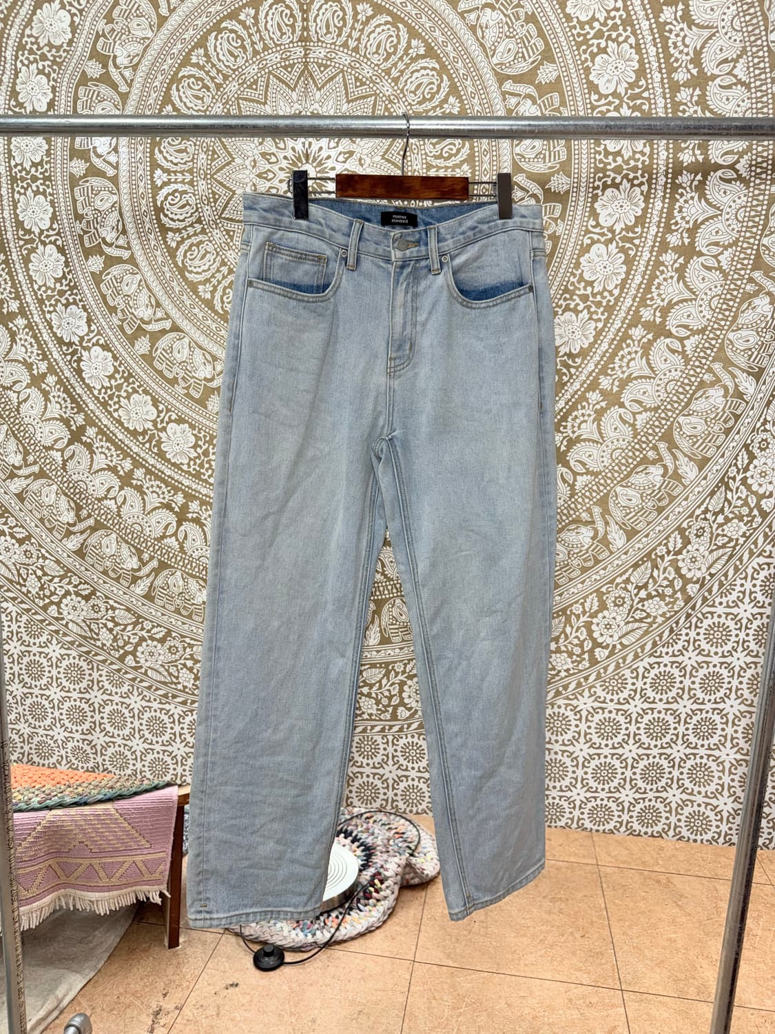 무신사스탠다드 연청 데님팬츠  상품이미지3