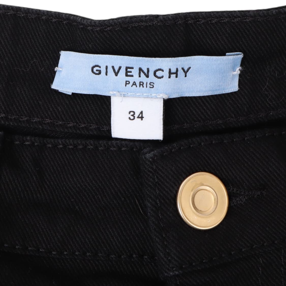 지방시 언 팬탈론 더블 레이어 블랙 진 데님팬츠 상품이미지8