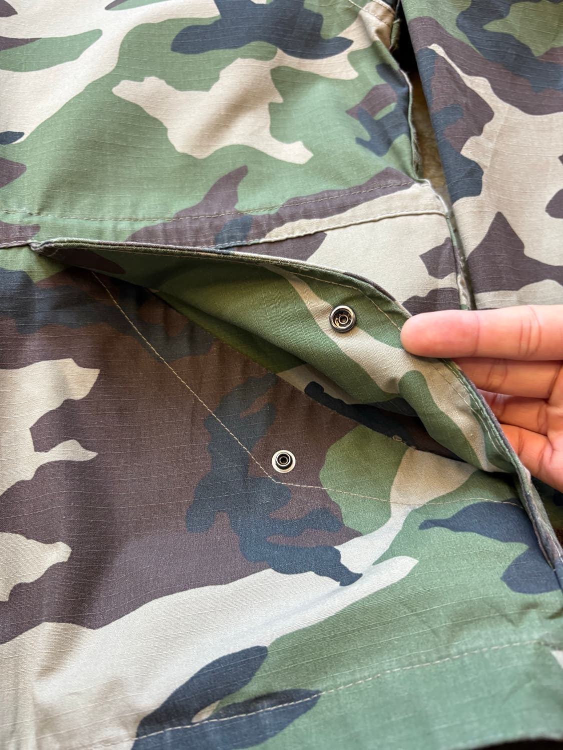 GU 카모 코튼 후드 재킷 상품이미지4