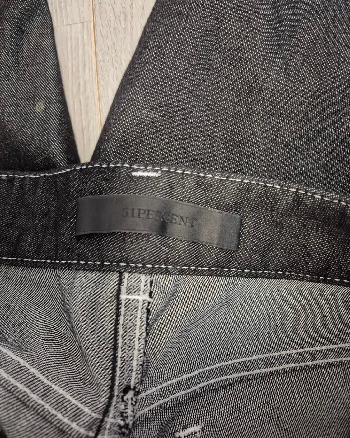 51퍼센트 트라우저 데님팬츠 m사이즈 상품이미지6