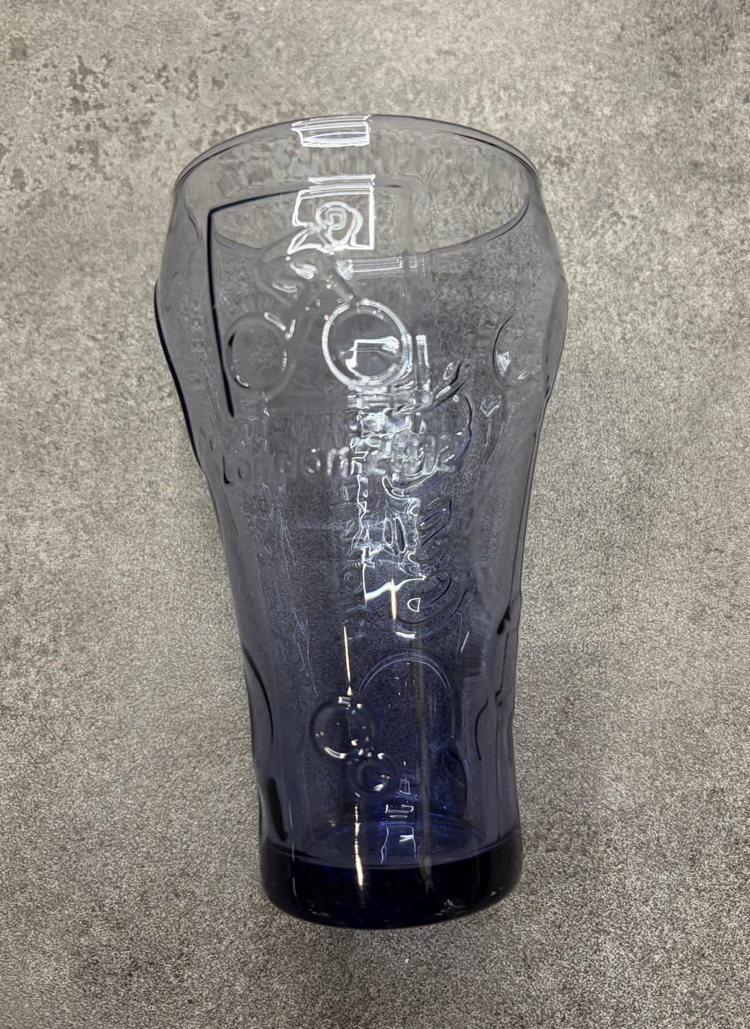 코카콜라 런던 2012 올림픽 기념 유리컵 보라색 상품이미지2