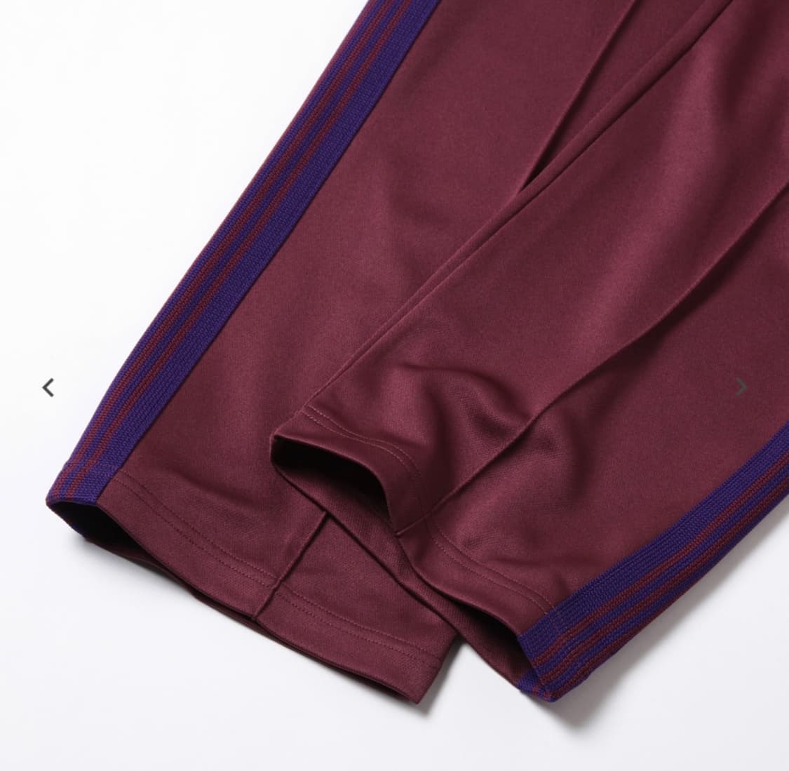 니들스 트랙팬츠 스트레이트핏 와인 s사이즈 상품이미지5