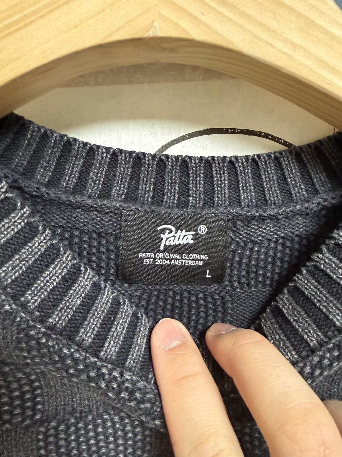 [L] patta 코튼 니트 상품이미지4
