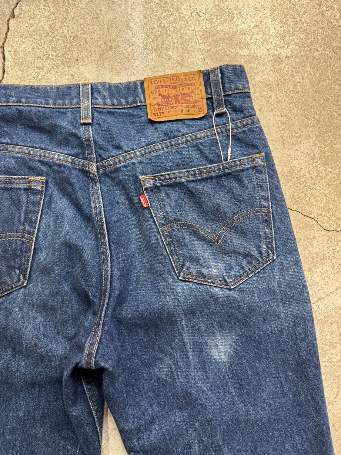 90s 리바이스 517 부츠컷 데님팬츠 usa 상품이미지7