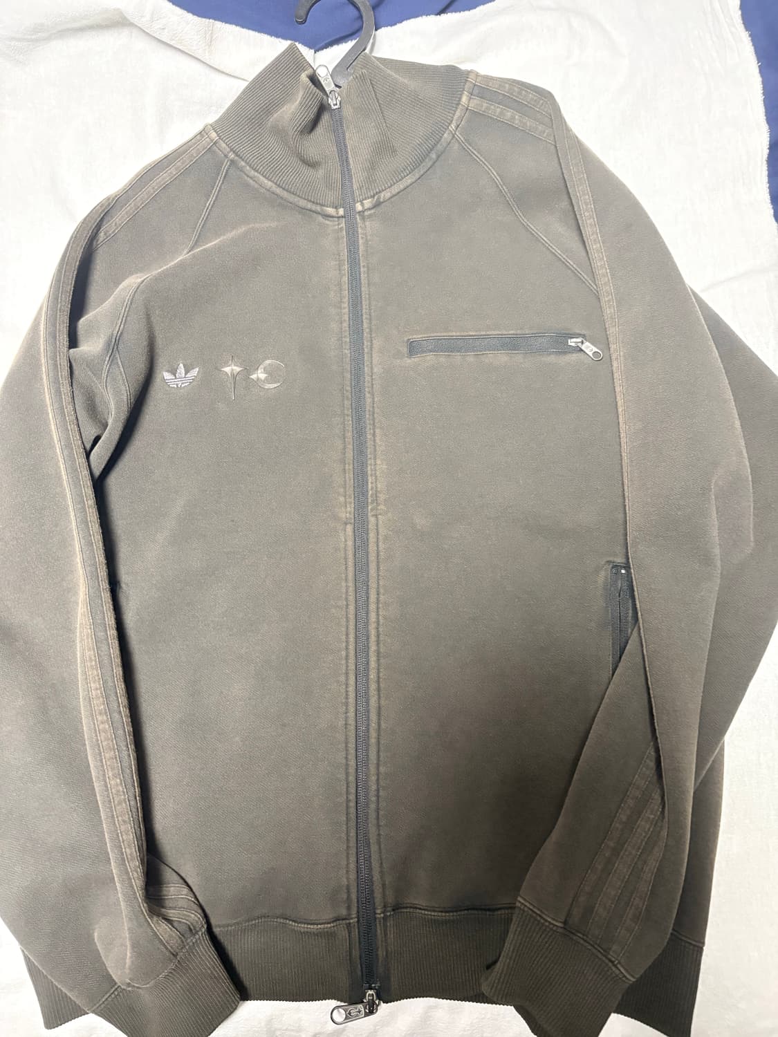 떠그클럽 아디다스 트랙탑 블랙XL 상품이미지3