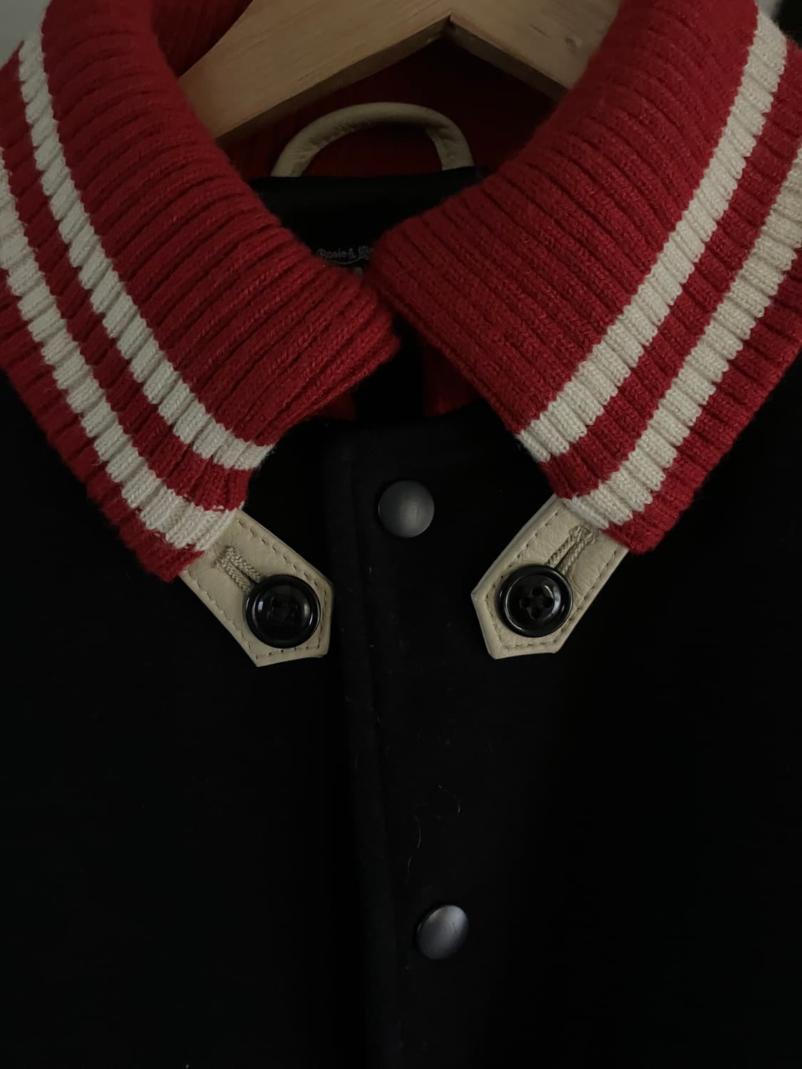 [vintage]BEAMS varsity jacket(Leather sl 상품이미지2