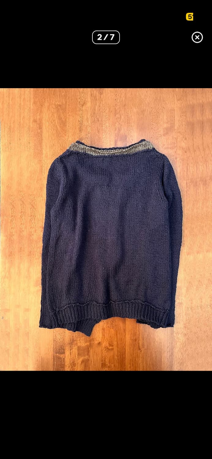 요지 야마모토 코튼 니트 가디건 상품이미지2