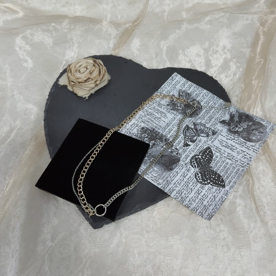 빈티지 ICNG 레이어드 쿠바체인 목걸이 상품이미지2